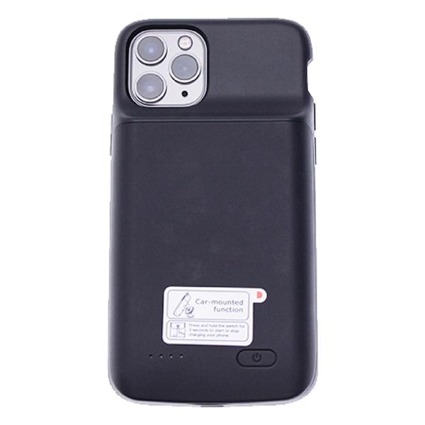 Black iPhone 11 Slim Power Charging Case 5000mAh