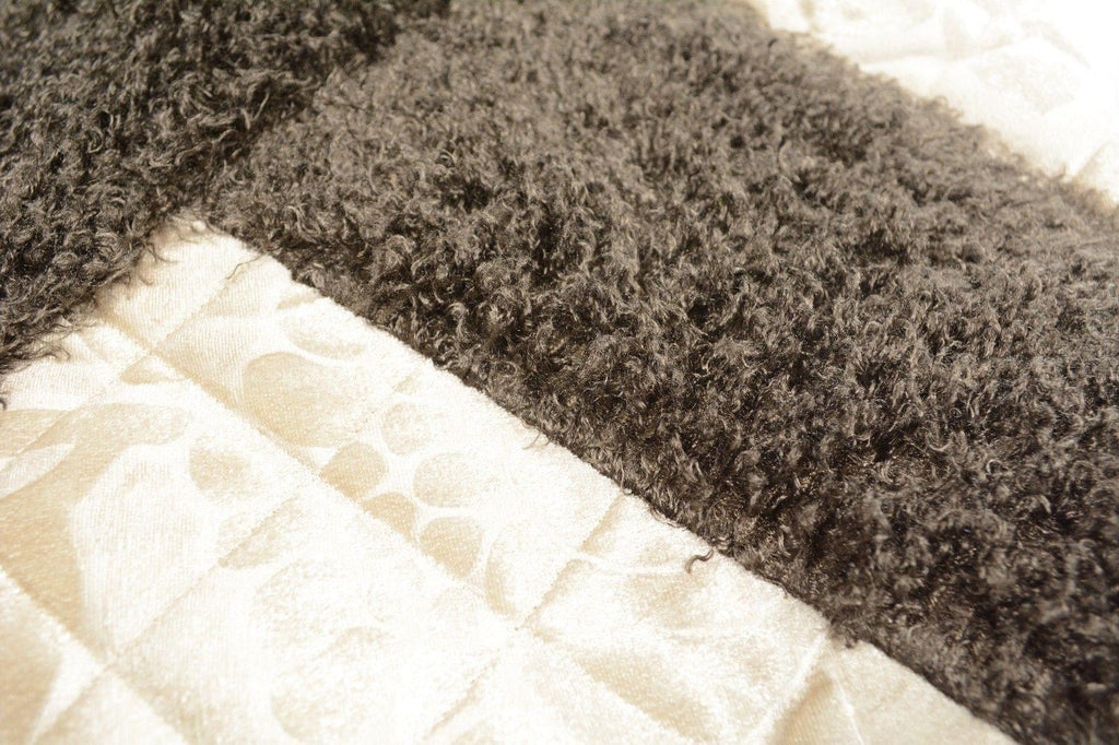 DaDa Bedding Classic Elegant Velvety Ribbons Quilted Coverlet Bedspread Set (YG1024Beige)