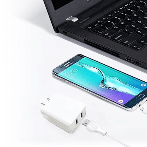 3.4A Dual USB Travel Quick Wall Charger - Android/IOS